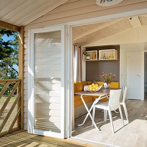 MOBILE HOME 4 people - Comfort | 2 bedrooms | Sleeps 4 | Single terrace | 1 bathroom | Air conditioning | TV