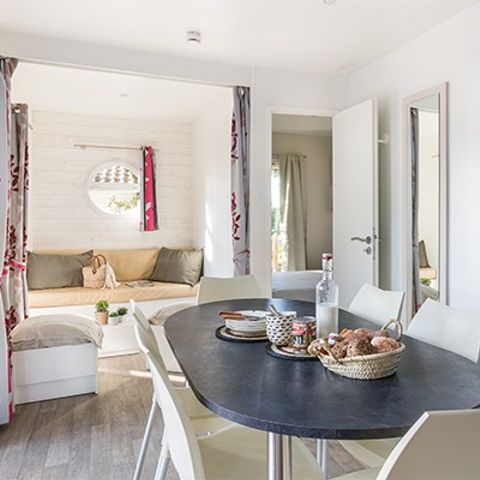 MOBILE HOME 6 people - Comfort | 3 Bedrooms | 6 Pers | Raised terrace | Air conditioning | TV