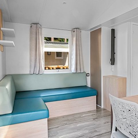 MOBILE HOME 6 people - | Comfort XL | 3 Bedrooms | 6 Pers. | Raised terrace | Air conditioning