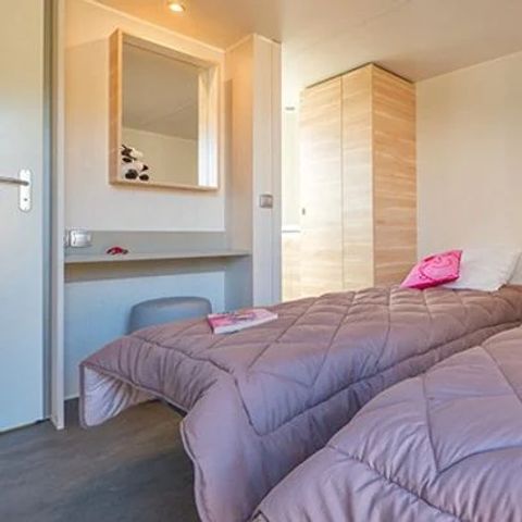 MOBILE HOME 4 people - Ultimate | 2 Bedrooms | 4 Pers | Elevated Terrace | 2 bathrooms | Air conditioning | TV