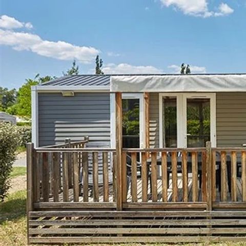 MOBILE HOME 4 people - Ultimate | 2 Bedrooms | 4 Pers | Elevated Terrace | 2 bathrooms | Air conditioning | TV