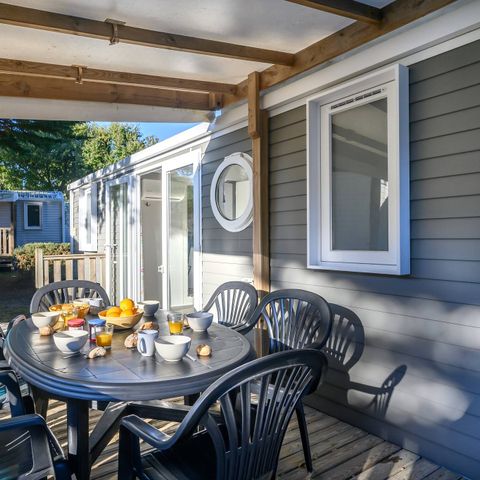 MOBILE HOME 6 people - Ultimate | 3 Bedrooms | 6 Pers | *Elevated terrace* | 2 bathrooms | Air conditioning | TV