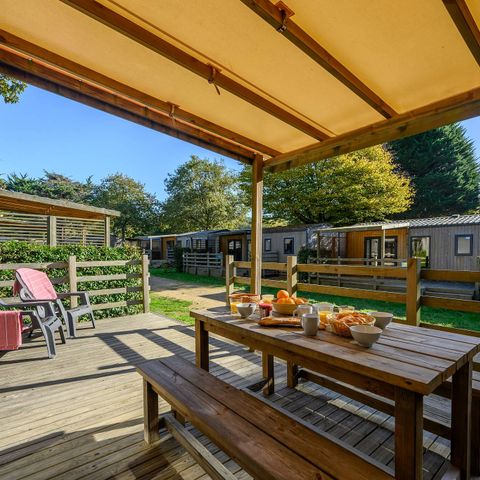 MOBILE HOME 4 people - Ultimate | 2 Bedrooms | 4 Pers | Raised terrace | Air conditioning | TV