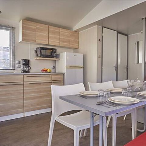 MOBILE HOME 6 people - Mobile-home | Premium | 3 Bedrooms | 6 Pers. | Raised terrace | Air-con.