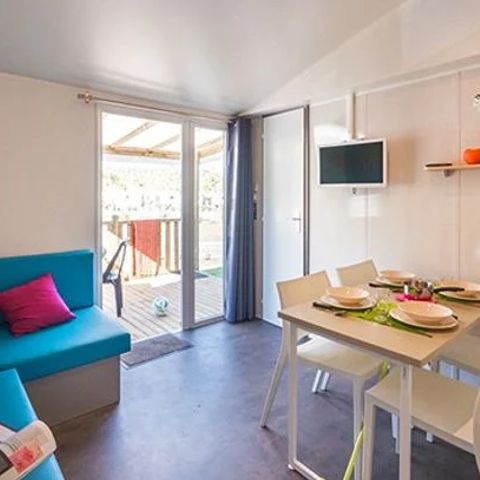 MOBILE HOME 4 people - Ultimate | 2 Bedrooms | 4 Pers | Raised terrace | 2 bathrooms | Air conditioning | TV