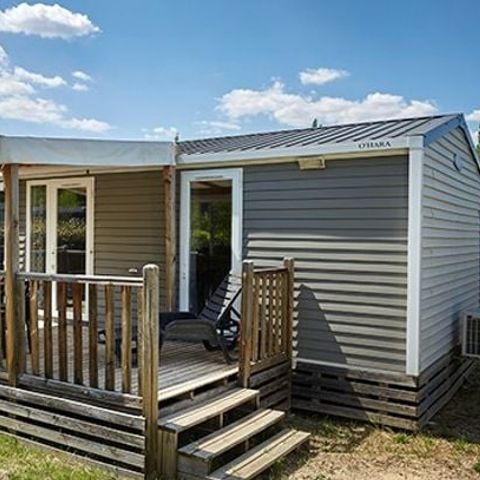 MOBILE HOME 4 people - Ultimate | 2 Bedrooms | 4 Pers | Raised terrace | 2 bathrooms | Air conditioning | TV