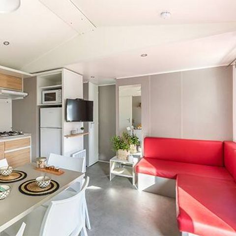 MOBILE HOME 6 people - Mobile-home | Premium | 3 Bedrooms | 6 Pers. | Raised terrace | TV