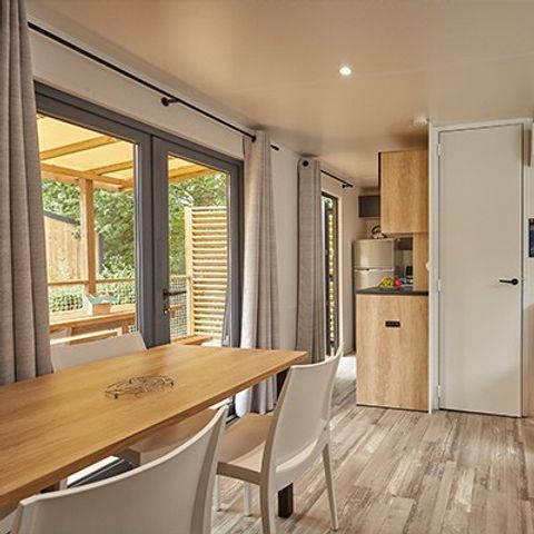 MOBILE HOME 6 people - | Premium Exclusive | 3 Bedrooms | 6 Pers. | Raised terrace | Air conditioning | TV