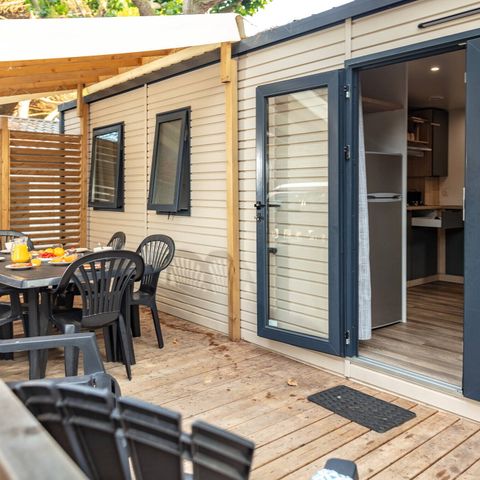 MOBILE HOME 8 people - Mobile-home | Comfort | 4 Bedrooms | 8 Pers. | Raised terrace | 2 bathrooms | Air-con.