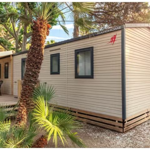 Mobile home 8 persons - Comfort | 4 Bedrooms | 8 Pers | Raised terrace | 2 bathrooms | Air conditioning | TV
