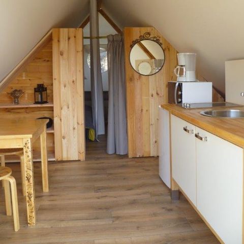 CANVAS AND WOOD TENT 4 people - COSY TRAPPER Without sanitary facilities