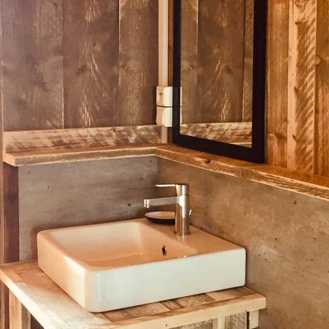 CANVAS AND WOOD TENT 4 people - LODGE SAFARI WOODY