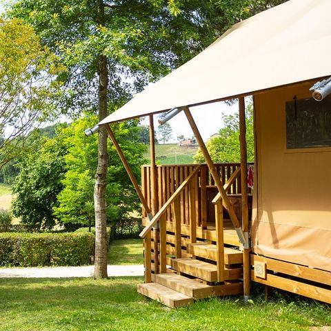 CANVAS AND WOOD TENT 5 people - GLAMPING LODGE