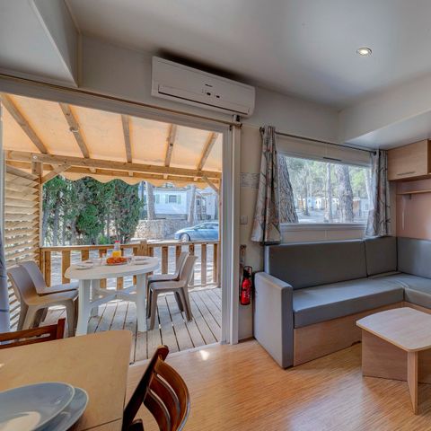 MOBILE HOME 6 people - Mobile-home | Comfort XL | 3 Bedrooms | 6 Pers. | Raised terrace | Air conditioning