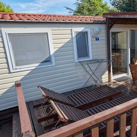 MOBILE HOME 6 people - Mobile-home | Comfort XL | 3 Bedrooms | 6 Pers. | Covered Terrace | 2 bathrooms | Air-con.