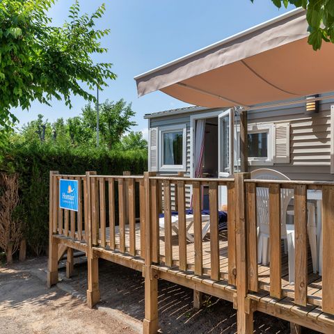 MOBILE HOME 6 people - Classic | 2 Bedrooms | 4/6 Pers. | Raised terrace | Air-con.