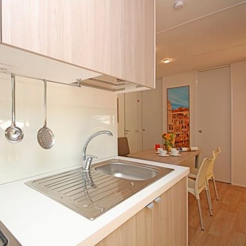 MOBILE HOME 6 people - Mobile-home | Comfort XL | 3 Bedrooms | 6 Pers. | Raised terrace | 2 bathrooms | Air-con.