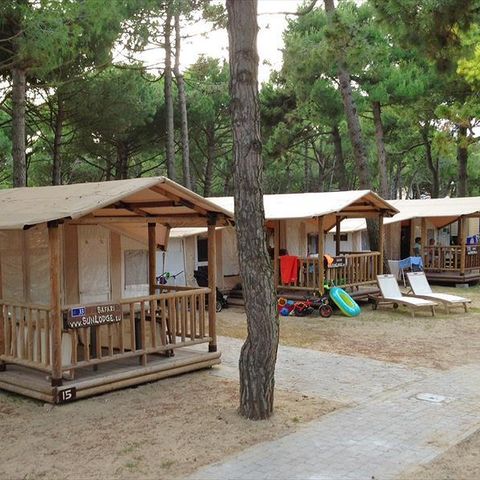 Canvas and wooden tent 5 persons - SunLodge Safari