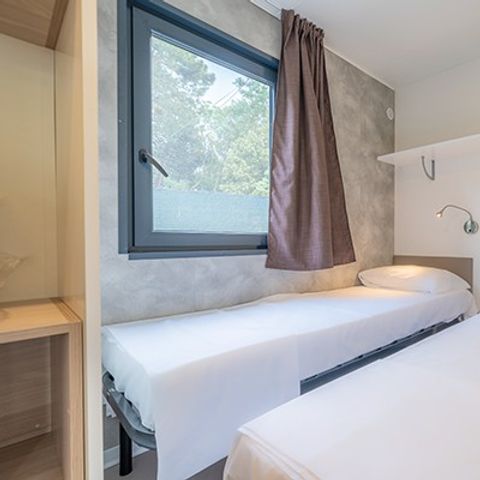 MOBILE HOME 4 people - Comfort | 2 Bedrooms | Elevated terrace | Air-con.