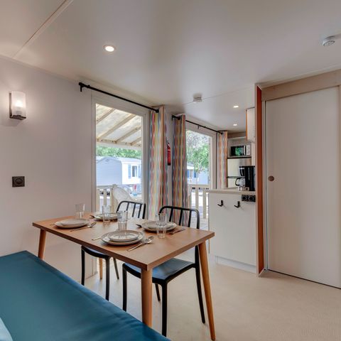 MOBILE HOME 6 people - Comfort XL | 2 Bedrooms | 4/6 Pers | Raised terrace | Air conditioning