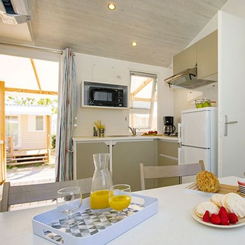 MOBILE HOME 4 people - Mobile-home | Comfort | 2 Bedrooms | 4 Pers. | Raised terrace | Air-con.
