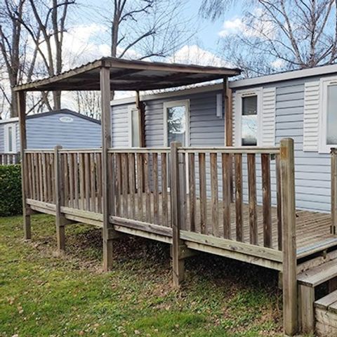 Mobile home 4 persons - Mobile-home | Comfort | 2 Bedrooms | 4 Pers. | Raised terrace | Air-con.