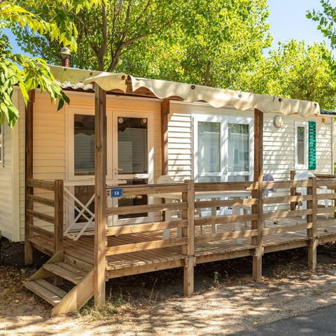 MOBILE HOME 6 people - Mobile-home | Comfort | 2 Bedrooms | 4/6 Pers. | Raised terrace | Air-con.