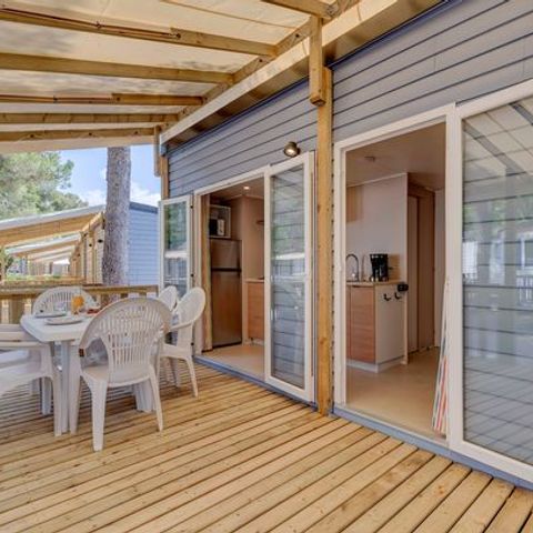 MOBILE HOME 6 people - Mobile-home | Comfort | 2 Bedrooms | 4/6 Pers. | Raised terrace | Air conditioning | TV