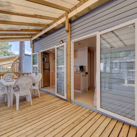 MOBILE HOME 6 people - Mobile-home | Comfort | 2 Bedrooms | 4/6 Pers. | Raised terrace | Air conditioning | TV