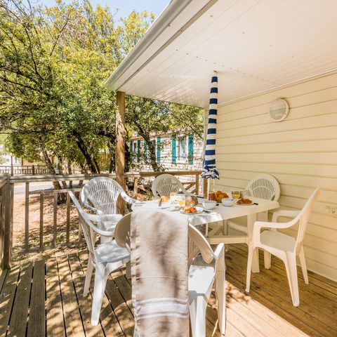 Mobile home 6 persons - Mobile-home | Comfort | 2 Bedrooms | 4/6 Pers. | Single terrace | Air-con.