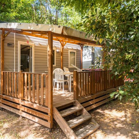 MOBILE HOME 6 people - Mobile-home | Comfort | 3 Bedrooms | 6 Pers. | Raised terrace | Air conditioning