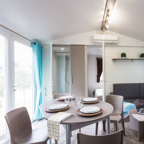 MOBILE HOME 6 people - Mobile-home | Comfort | 3 Bedrooms | 6 Pers. | Raised terrace | Air conditioning
