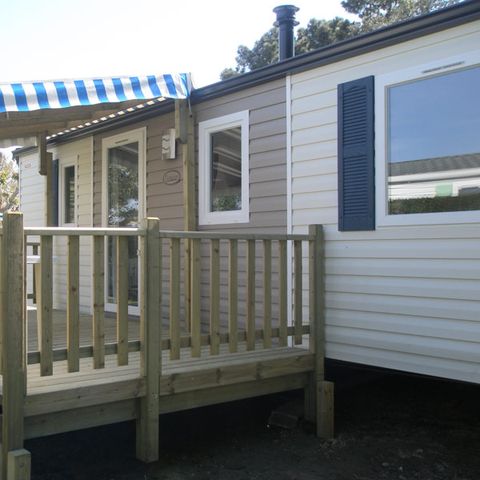 MOBILE HOME 6 people - Mobile Home 2 bed 4/6 bath Semi-covered terrace TV without air conditioning