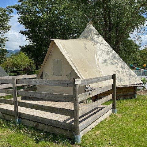 BUNGALOW 4 people - Canvas tepee 18m² - without sanitary facilities