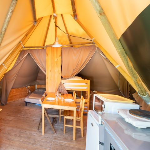 BUNGALOW 4 people - Canvas tepee 18m² - without sanitary facilities