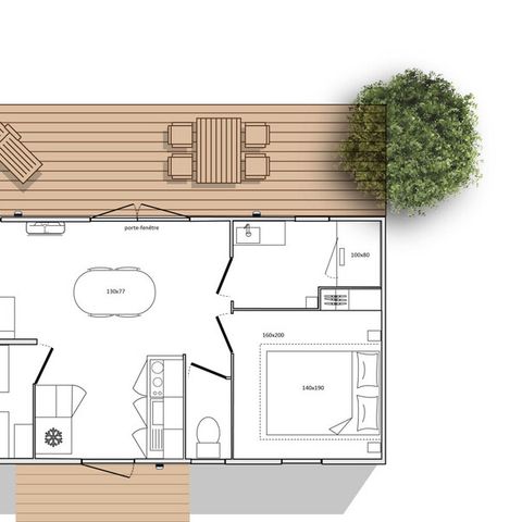 MOBILE HOME 5 people - Ciela Privilège - 2 bedrooms - barbecue