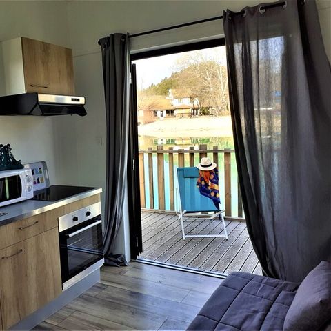 UNUSUAL ACCOMMODATION 2 people - Ciela Ilot Flottant - 1 bedroom - Fitted kitchen - Bathroom