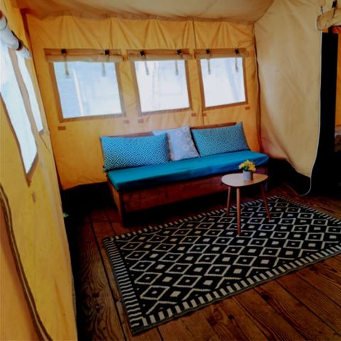 CANVAS AND WOOD TENT 5 people - Lodge Tent