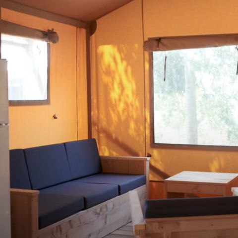 CANVAS AND WOOD TENT 6 people - Flétan
