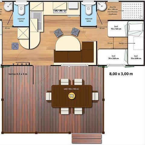 MOBILE HOME 5 people - SunLodge Maple