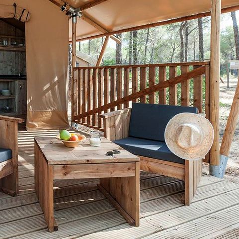 CANVAS AND WOOD TENT 5 people - SunLodge Taiga