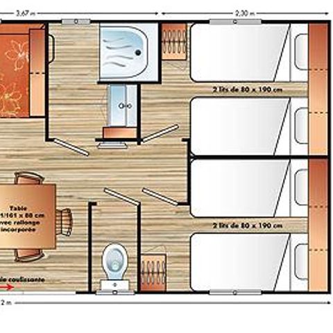 MOBILE HOME 8 people - RIVIERA