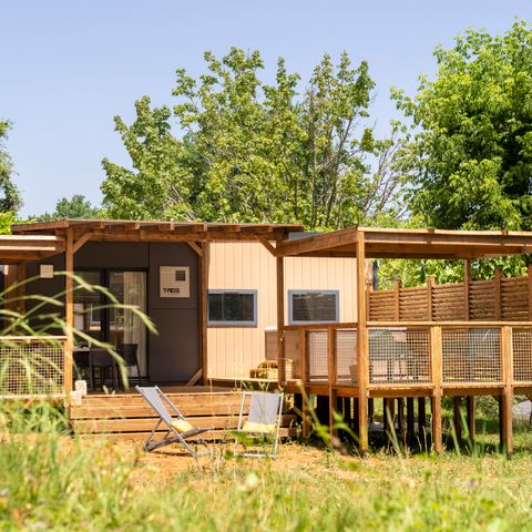 MOBILE HOME 6 people - EXCLUSIVE 3 bedroom Jacuzzi with master suite