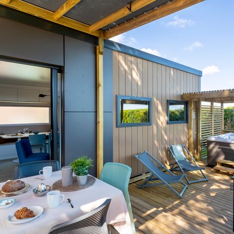 MOBILE HOME 4 people - EXCLUSIVE mobile home - 2 bedrooms - 2 shower rooms - SPA