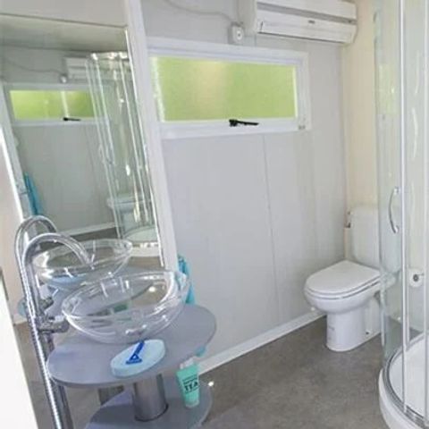 LODGE 5 people - Hybrid Lodge Tent | 2 Bedrooms | 4/5 Pers. | 1 Bathroom | Clim.