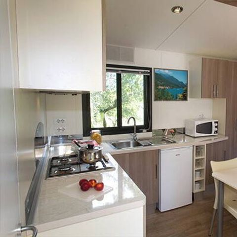 MOBILE HOME 6 people - Mobile-home | Comfort | 2 Bedrooms | 4/6 Pers. | Raised terrace | Air-con.