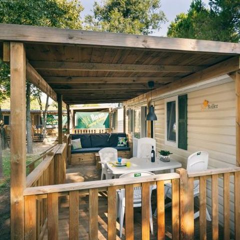 MOBILE HOME 6 people - Comfort XL | 2 Bedrooms | 4/6 Pers. | Terrace Lounge | Air conditioning