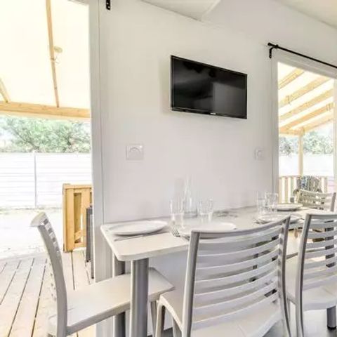 Mobile home 4 persons - Premium | 2 Bedrooms | 4 Pers. | Terrace Lounge | Air conditioning | TV