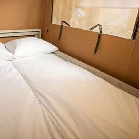 Canvas and wooden tent 5 persons - Super Lodge | 2 Bedrooms | 4/5 Pers. | Single terrace