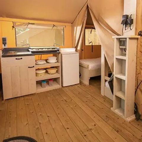 CANVAS AND WOOD TENT 5 people - Super Lodge | 2 Bedrooms | 4/5 Pers. | Single terrace